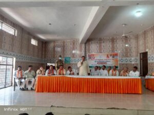 दादरी में बूथ सशक्तिकरण अभियान को लेकर सांसद महेश शर्मा ने की बैठक